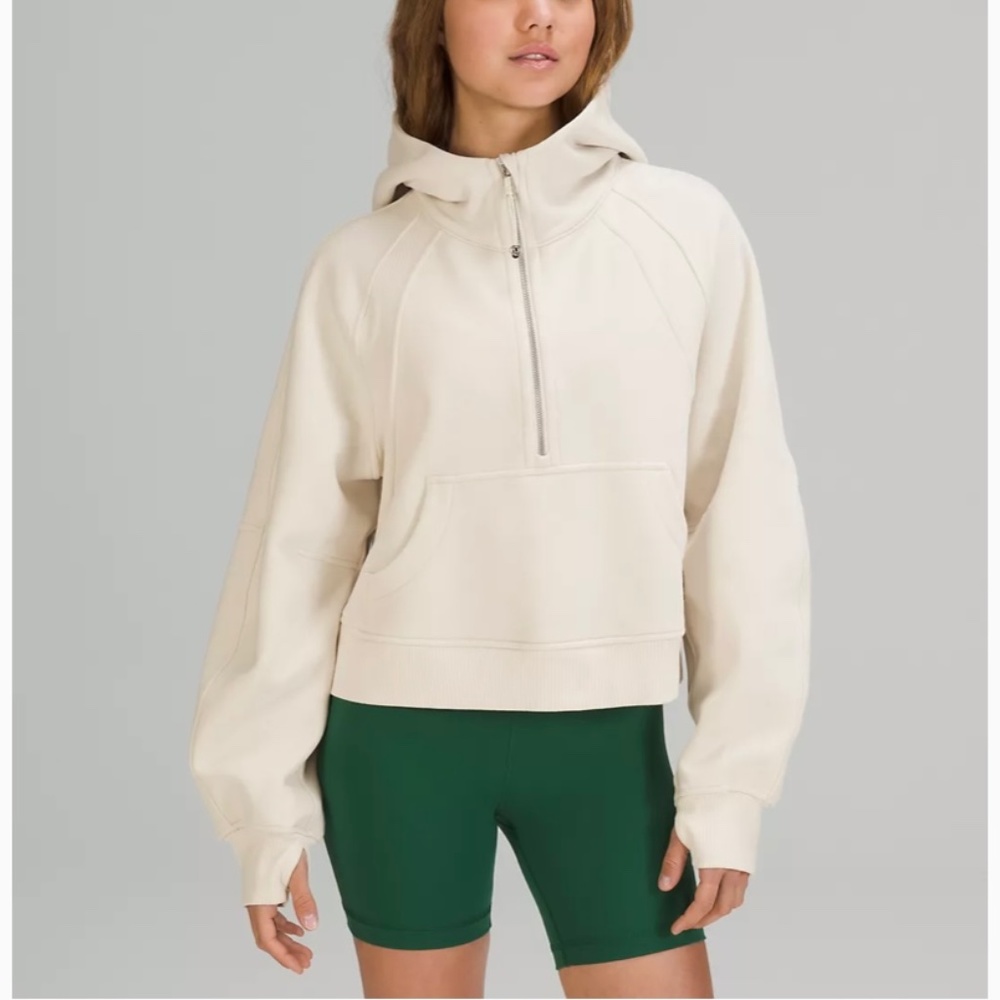 Lulu lemon scuba oversized half-zip hoodie Opal M/L